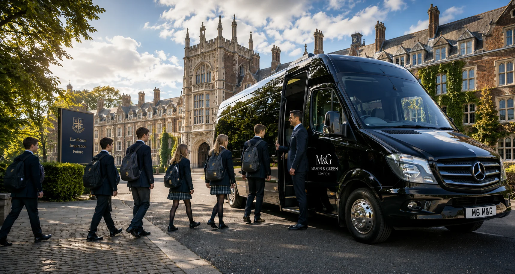 Educational institution transfer services by Mason & Green