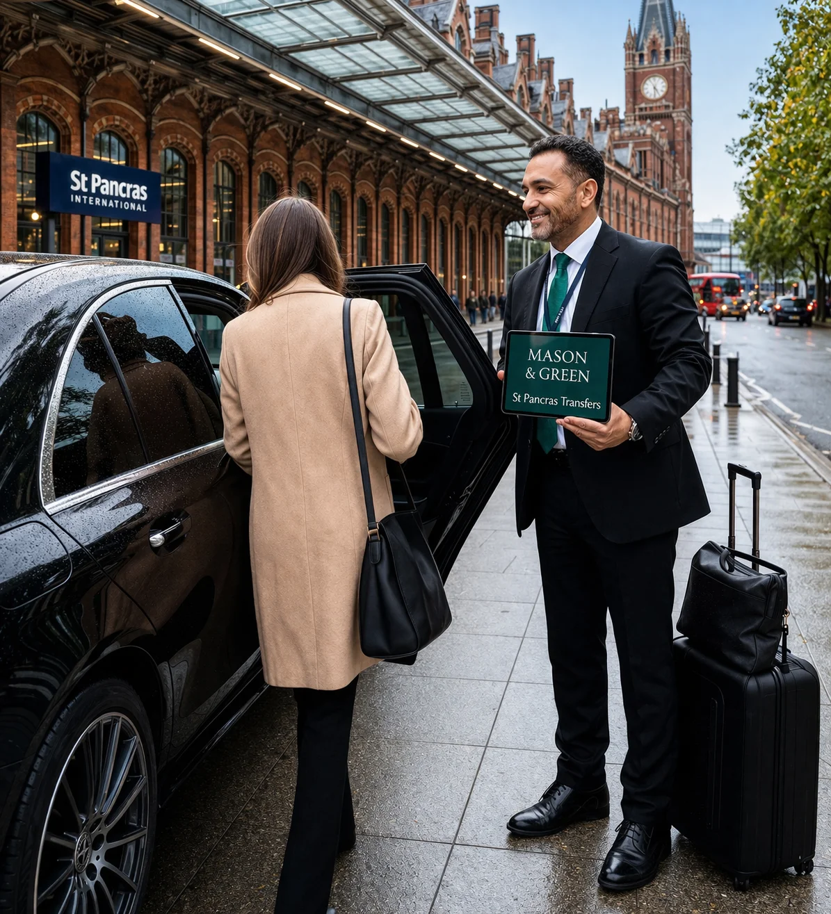 Luxury vehicle for London cruise and station transfer
